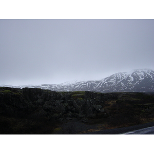 รูปถ่าย ไอซ์แลนด์(Iceland) ถนนหมายเลข 36 จากมอสเฟลส์แบร์ไปทิงเวลลีร์(Road 36 Mosfellbaer to Pingvellir) 2003-03 11