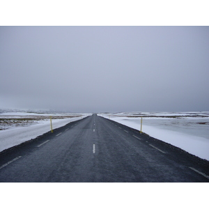 รูปถ่าย ไอซ์แลนด์(Iceland) ถนนหมายเลข 36 จากมอสเฟลส์แบร์ไปทิงเวลลีร์(Road 36 Mosfellbaer to Pingvellir) 2003-03 9