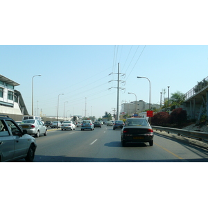 รูปถ่าย อิสราเอล(Israel) จากเทลอาวีฟไปท่าอากาศยานเบนกูเรียน(Tel Aviv to Ben Gurion Airport) 2007-06 25