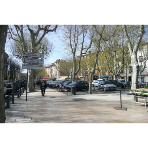 รูปถ่าย ฝรั่งเศส(France) แอ็กซ์-อ็อง-โพรว็องส์(Aix en Provence) จัตุรัสนายพลเดอโกล(Place du General de Gaulle) 2008-04 18