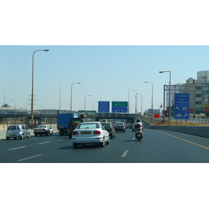 รูปถ่าย อิสราเอล(Israel) จากเทลอาวีฟไปท่าอากาศยานเบนกูเรียน(Tel Aviv to Ben Gurion Airport) 2007-06 16