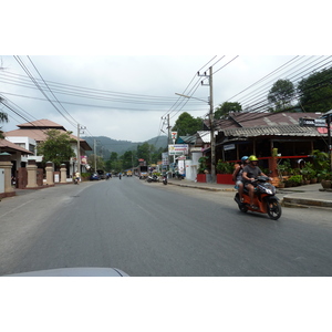 รูปถ่าย ไทย(Thailand) เกาะช้าง(Ko Chang) ถนนบนเกาะ(Island road) 2011-02 21