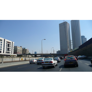 รูปถ่าย อิสราเอล(Israel) จากเทลอาวีฟไปท่าอากาศยานเบนกูเรียน(Tel Aviv to Ben Gurion Airport) 2007-06 2