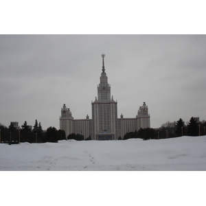 รูปถ่าย รัสเซีย(Russia) มอสโก(Moscow) มหาวิทยาลัยแห่งรัฐมอสโก(Moscow State University) 2006-03 20