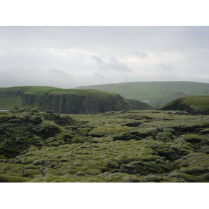 รูปถ่าย ไอซ์แลนด์(Iceland) ถนนหมายเลข 1 จากโยกุลซาร์เลานไปวีก(Road 1 Jokulsarlon to vik) 2003-06 27
