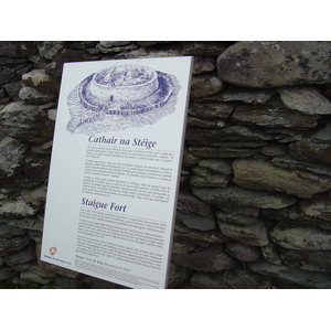 รูปถ่าย ไอร์แลนด์(Ireland) วงแหวนแห่งเคร์รี(Kerry Ring) ป้อมสเตก(Staigue Fort) 2004-05 26