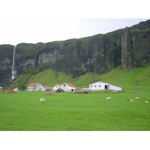 รูปถ่าย ไอซ์แลนด์(Iceland) ถนนหมายเลข 1 จากโยกุลซาร์เลานไปวีก(Road 1 Jokulsarlon to vik) 2003-06 8