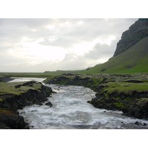 รูปถ่าย ไอซ์แลนด์(Iceland) ถนนหมายเลข 1 จากโยกุลซาร์เลานไปวีก(Road 1 Jokulsarlon to vik) 2003-06 1