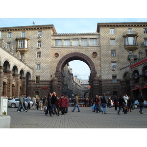 รูปถ่าย ยูเครน(Ukraine) เคียฟ(Kiev) ถนนเครชชาตือค(Kreschatyk Street) 2007-03 15
