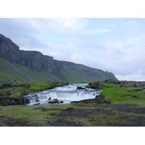 รูปถ่าย ไอซ์แลนด์(Iceland) ถนนหมายเลข 1 จากโยกุลซาร์เลานไปวีก(Road 1 Jokulsarlon to vik) 2003-06 9