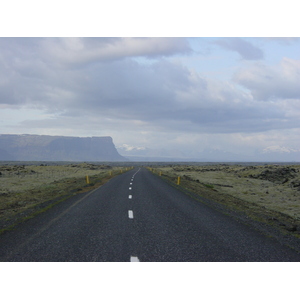 รูปถ่าย ไอซ์แลนด์(Iceland) ถนนหมายเลข 1 จากโยกุลซาร์เลานไปวีก(Road 1 Jokulsarlon to vik) 2003-06 2