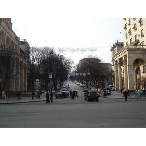รูปถ่าย ยูเครน(Ukraine) เคียฟ(Kiev) ถนนเครชชาตือค(Kreschatyk Street) 2007-03 16