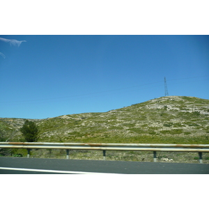 รูปถ่าย ฝรั่งเศส(France) โพรว็องส์(Provence) ถนนจากแอ็กซ์ไปมูรีแยส(Aix to Mouries road) 2008-04 15