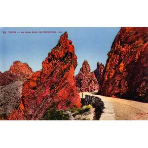 รูปถ่าย ฝรั่งเศส(France) คอร์สิคา(Corsica) โปสการ์ดเก่า(Old Postcards) 1900-01 85
