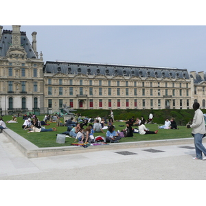 รูปถ่าย ฝรั่งเศส(France) ปารีส(Paris) สวนการูแซลแห่งลูฟวร์(Louvre Carrousel Garden) 2007-05 18