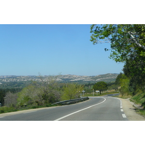 รูปถ่าย ฝรั่งเศส(France) โพรว็องส์(Provence) ถนนจากแอ็กซ์ไปมูรีแยส(Aix to Mouries road) 2008-04 18