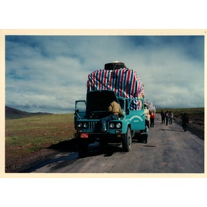 รูปถ่าย ทิเบต(Tibet) ถนนจากกูลมูทไปลาซา(Road Golmut to Lhasa) 1994-07 9