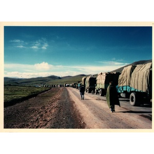 รูปถ่าย ทิเบต(Tibet) ถนนจากกูลมูทไปลาซา(Road Golmut to Lhasa) 1994-07 11