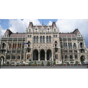 รูปถ่าย ฮังการี(Hungary) บูดาเปสต์(Budapest) อาคารรัฐสภาฮังการี(Budapest Parliament) 2007-06 24