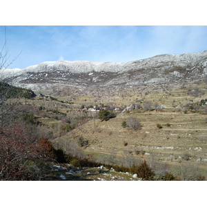 รูปถ่าย ฝรั่งเศส(France) ถนนจากกูร์เซกูลไปเกรโอลีแยร์-เล-เนจ(Coursegoule to Greolieres les neiges road) 2007-01 61