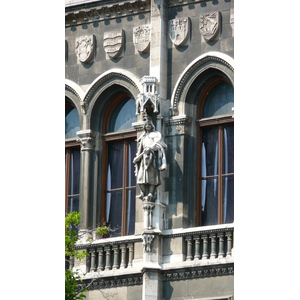 รูปถ่าย ฮังการี(Hungary) บูดาเปสต์(Budapest) อาคารรัฐสภาฮังการี(Budapest Parliament) 2007-06 47