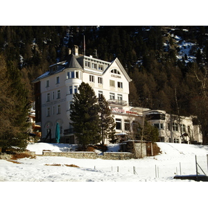 รูปถ่าย สวิสเซอร์แลนด์(Switzerland) ปองเทรซีน่า(Pontresina) 2007-01 112
