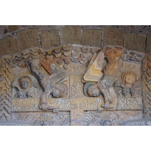รูปถ่าย ฝรั่งเศส(France) กงก์(Conques) โบสถ์แซ็งต์-ฟัว เดอ กงก์(Abbatiale Sainte-Foy de Conques) 2018-04 23