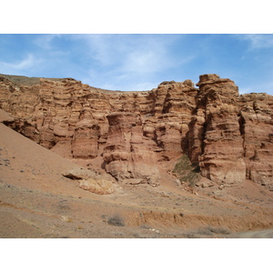 รูปถ่าย คาซัคสถาน(Kazakhstan) หุบผาชารึน(Charyn Canyon) 2007-03 155