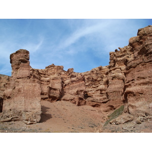 รูปถ่าย คาซัคสถาน(Kazakhstan) หุบผาชารึน(Charyn Canyon) 2007-03 145