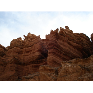 รูปถ่าย คาซัคสถาน(Kazakhstan) หุบผาชารึน(Charyn Canyon) 2007-03 167