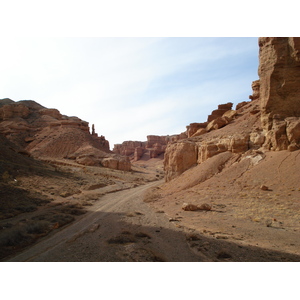 รูปถ่าย คาซัคสถาน(Kazakhstan) หุบผาชารึน(Charyn Canyon) 2007-03 143