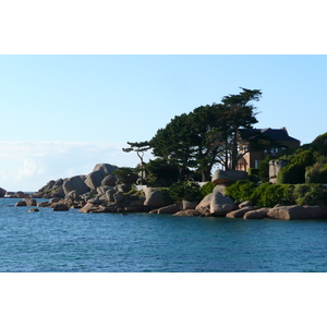 รูปถ่าย ฝรั่งเศส(France) แปร์รอส-กีแรก(Perros Guirec) หิน  แกรนิตชมพู (Cote de granite rose) 2007-08 56
