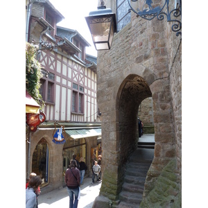 รูปถ่าย ฝรั่งเศส(France) มงแซ็งมีแชล(Mont St Michel) หมู่บ้านมงแซ็งมีแชล(Mont St Michel Village) 2010-04 4