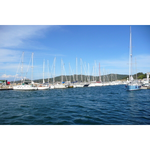 รูปถ่าย ฝรั่งเศส(France) เกาะปอร์เกอรอล(Porquerolles Island) ท่าเรือปอร์เกอรอล(Porquerolles harbour) 2008-05 17