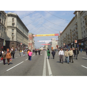รูปถ่าย รัสเซีย(Russia) มอสโก(Moscow) ถนนตแวร์สกายา(Tverskaya Street) 2005-04 69