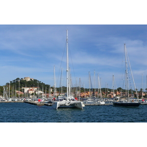 รูปถ่าย ฝรั่งเศส(France) เกาะปอร์เกอรอล(Porquerolles Island) ท่าเรือปอร์เกอรอล(Porquerolles harbour) 2008-05 45