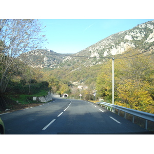 รูปถ่าย ฝรั่งเศส(France) เฟรนช์ริวิเอรา(French Riviera) ถนนจากวองซ์ไปแซ็ง-ฌาเน(Vence to St. Jeannet Road) 2006-12 1