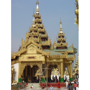 รูปถ่าย พม่า(Myanmar) ย่างกุ้ง(Yangon) พระมหาเจดีย์ชเวกากอง(Shwedagon Pagoda) 2005-01 18
