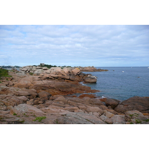 รูปถ่าย ฝรั่งเศส(France) แปร์รอส-กีแรก(Perros Guirec) หิน  แกรนิตชมพู (Cote de granite rose) 2007-08 4