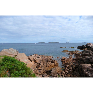 รูปถ่าย ฝรั่งเศส(France) แปร์รอส-กีแรก(Perros Guirec) หิน  แกรนิตชมพู (Cote de granite rose) 2007-08 71