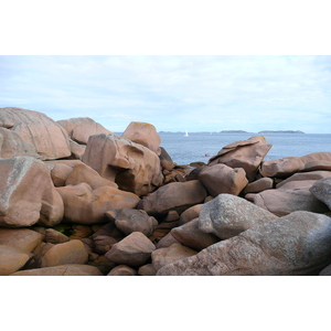รูปถ่าย ฝรั่งเศส(France) แปร์รอส-กีแรก(Perros Guirec) หิน  แกรนิตชมพู (Cote de granite rose) 2007-08 61