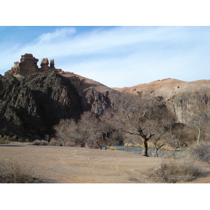 รูปถ่าย คาซัคสถาน(Kazakhstan) หุบผาชารึน(Charyn Canyon) 2007-03 69