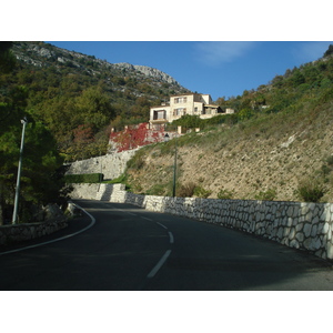 รูปถ่าย ฝรั่งเศส(France) เฟรนช์ริวิเอรา(French Riviera) ถนนจากวองซ์ไปแซ็ง-ฌาเน(Vence to St. Jeannet Road) 2006-12 22