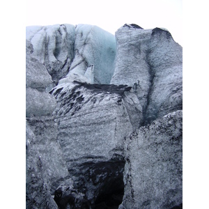 รูปถ่าย ไอซ์แลนด์(Iceland) เมียร์กาลส์โจกูล(Myrdalsjokull) 2003-03 17