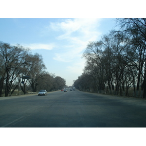รูปถ่าย คาซัคสถาน(Kazakhstan) ถนนจากอัลมาตีไปหุบผาชารึน(Almaty to Charyn Canyon road) 2007-03 24