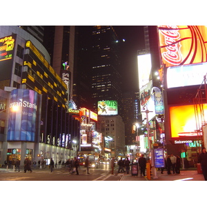 รูปถ่าย สหรัฐอเมริกา(United States) นิวยอร์ก(New York) ไทม์สแควร์(Times Square) 2006-03 3