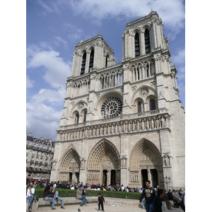 รูปถ่าย ฝรั่งเศส(France) ปารีส(Paris) มหาวิหารน็อทร์-ดาม(Notre Dame) 2007-05 10