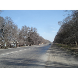 รูปถ่าย คาซัคสถาน(Kazakhstan) ถนนจากอัลมาตีไปหุบผาชารึน(Almaty to Charyn Canyon road) 2007-03 186