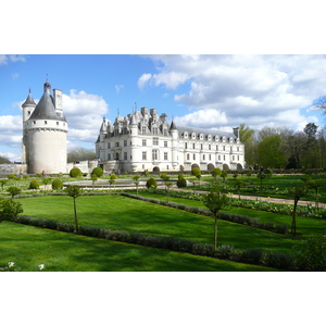 รูปถ่าย ฝรั่งเศส(France) ปราสาทเชอนงโซ(Chenonceau Castle) สวนปราสาทเชอนงโซ(Gardens of Chenonceau) 2008-04 46