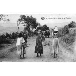 รูปถ่าย ฝรั่งเศส(France) คอร์สิคา(Corsica) โปสการ์ดเก่า(Old Postcards) 1900-01 316
